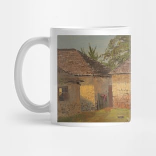 Houses, Mt Salus by Frederic Edwin Church Mug